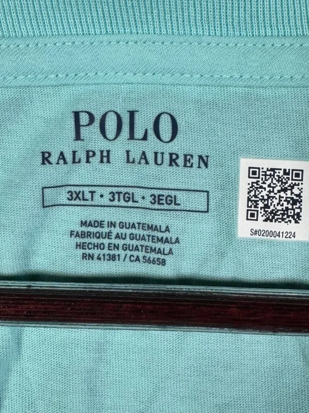 Polo Ralph Lauren T Shirt Mens 3XLT 3XL Tall Mint Green Pocket Crewneck $60